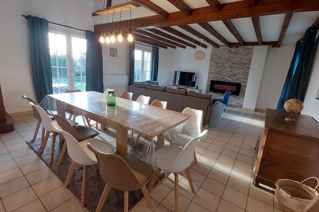 La Villa Du Lac A Mesnil Saint Pere Ngoại thất bức ảnh
